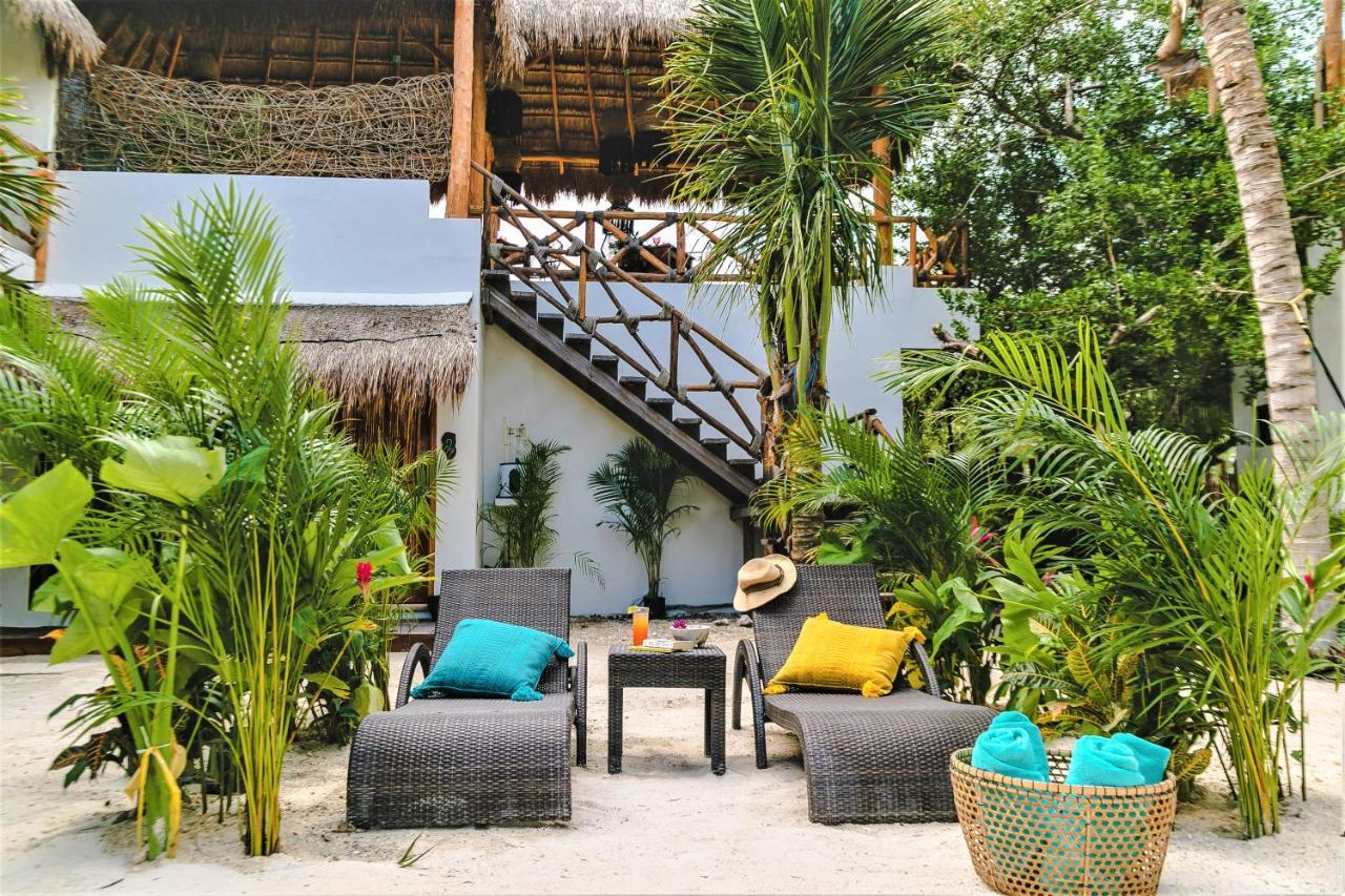La Puerta Azul Beachfront - Adults Only Isla Holbox Exterior foto