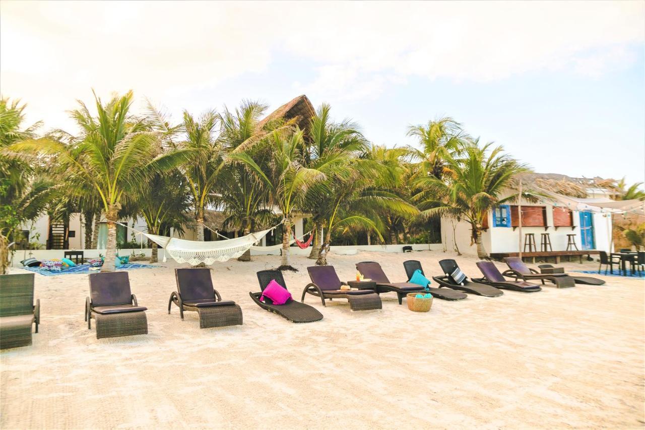 La Puerta Azul Beachfront - Adults Only Isla Holbox Exterior foto
